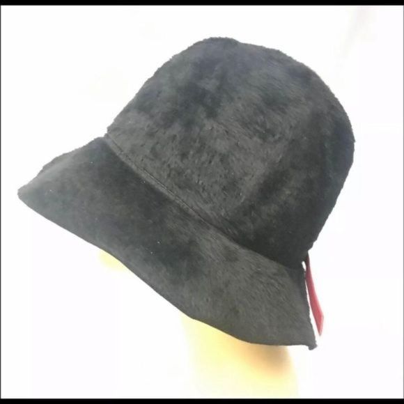 Vintage 50s Duchess Felt Furlike Hat Wide Brim Y main image 6